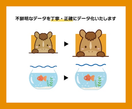 画像からAiデータをお作りします 画像・イラスト・ロゴなど最短納品で丁寧にトレースします イメージ2