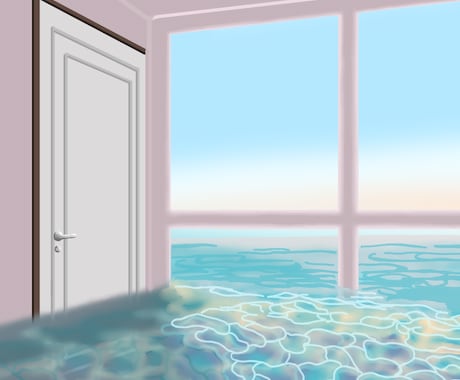 liminal spaceなイラスト描きます 少し不気味なイラスト描きます！ イメージ1