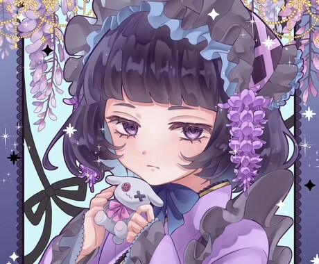 色鮮やかで　かわいい&カッコいいイラスト描きます あなたの「かわいい」を形にするキラキラ輝くオリジナルイラスト イメージ2