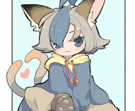 かわいい低等身キャラを描きます アイコン・サムネ・グッズなどに使うイラスト イメージ1