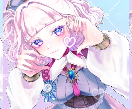 商用無料◎かわいい女の子のイラストお描きします 商用無料！様々な用途にお使いいただけます♪ イメージ1