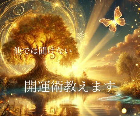 今悩んでることに対しての開運術教えます 他ではあまり聞いたことない開運方法盛りだくさん イメージ1
