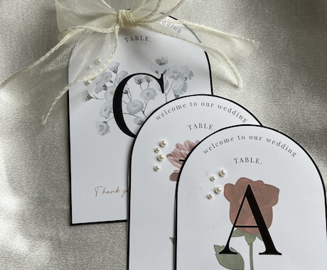 花嫁様に寄り添うオーダーメイドでペーパー作成します 完全オーダーメイド×寄り添い結婚式ペーパーアイテム作成します イメージ2