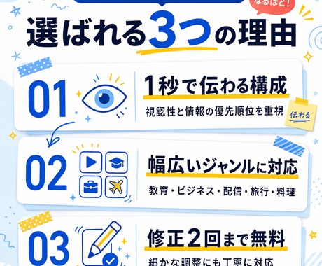 伝わるYouTubeサムネイルを丁寧に制作します 伝わるデザインで、動画の魅力を届けます イメージ2