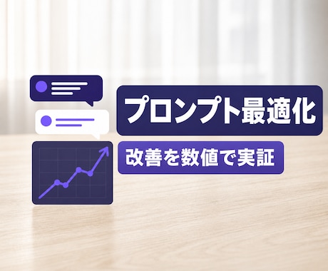 成果が出るAIプロンプトを設計・最適化します 改善をbefore/after数値で実証・主要AI対応 イメージ1