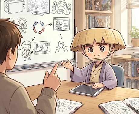 ゲーム企画のアイデア整理をお手伝いします 「これでいいのか分からない」状態から整理します イメージ1