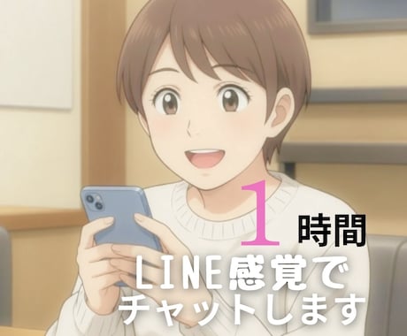 1時間【即レス】ゆったりチャットします 【看護師/保健師資格あり】１時間ゆったり寄り添います。 イメージ1