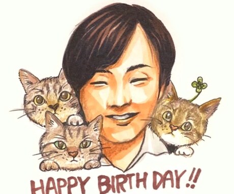 猫ちゃん描きます 1匹1匹個性豊かに作成致します♪ イメージ2
