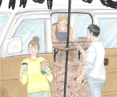 人物イラスト描きます 紙面やHP用の人物イラスト描きます！ イメージ1