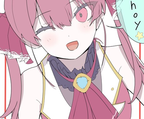 各種SNSアイコン承ります 目に止まる可愛いミニキャラや綺麗なイラストをアイコン描きます イメージ2