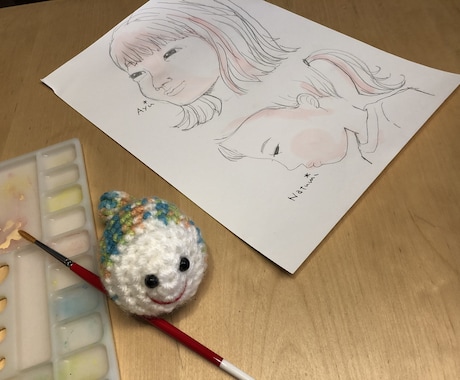 手描きイラストのチラシ作成します 手描きイラストのはいったココロが伝わるチラシ作ります イメージ1