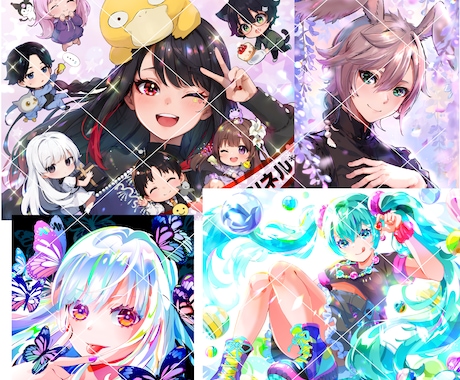 Vチューバー活動に使えるイラスト制作します 現役大手企業デザイナーがプロの一枚をお届けします イメージ2