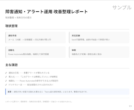 Teams通知や承認フローの改善相談に乗ります 複雑なTeamsやPowerAutomateの運用を整えます イメージ2