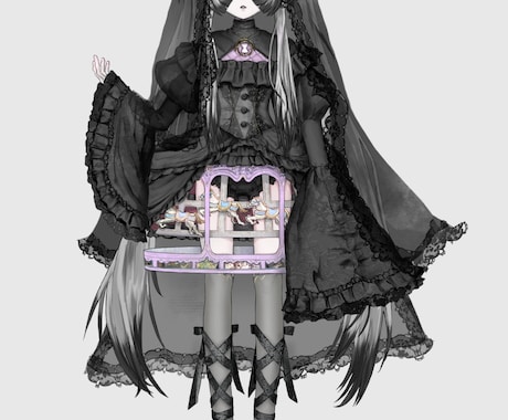 イラスト描きます VTuber、Vライバー様アバター、TRPG用立ち絵等 イメージ2