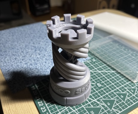 光造形3Dプリント代行いたします お手持ちの3Dモデルデータをレジン3Dプリンターで出力します イメージ1