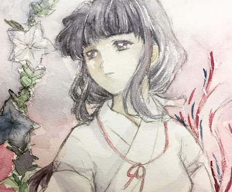 即日納品可！水彩orデジタルのイラスト制作承ります 水彩の美しいイラストをお好みなら是非依頼をお待ちしています！ イメージ1