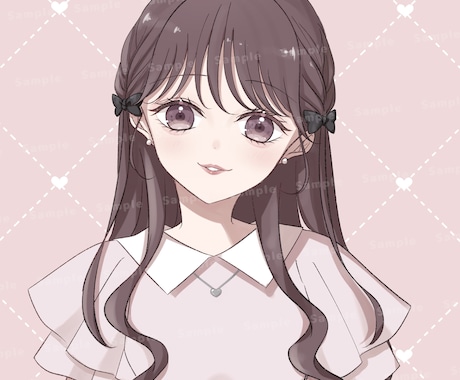SNS映え◎清楚な大人可愛いイラスト♡描きます イメージ1