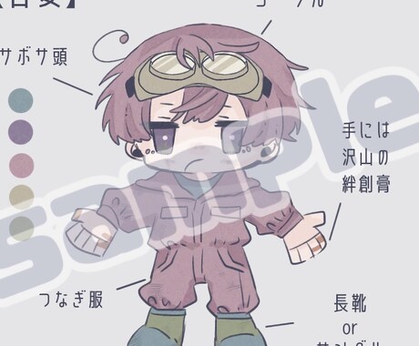SNSのアイコンイラスト描きます 可愛くてふんわりした絵柄をお求めの方はぜひ！ イメージ2