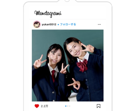 好きな写真でインスタ風アクリルキーホルダー作ります ペットやお子さんの写真でアクセサリーを作りたい方へ！ イメージ2