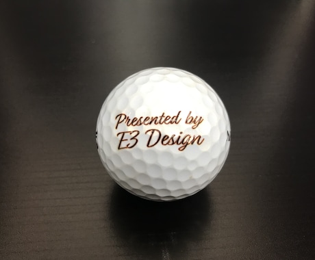 ゴルフボールに印刷します お好きなデザインをお送りください。1個から対応可能。 イメージ1