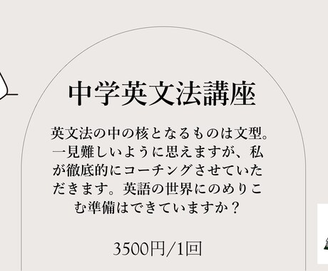 初学者向け中学英文法を丁寧に解説します 初学者に向けた丁寧な中学英文法解説です。 イメージ1