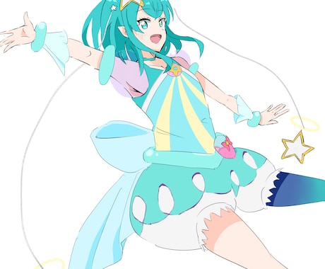 可愛いキャラクターのSNS用アイコン描きます イメージ1