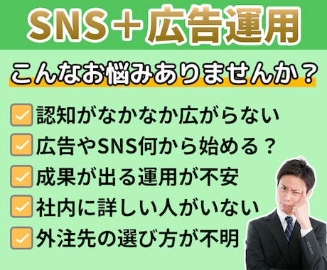 現役マーケターがSNS＋広告運用で集客拡大します SNS運用で賄えないターゲットを広告併用で全方位カバー！！ イメージ2