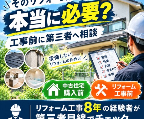 この家買って大丈夫？リフォーム前に相談します リフォーム工事8年の経験者が第三者目線で回答 イメージ2