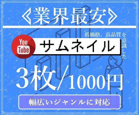 印象的なYOUTUBEのサムネイル作ります YOUTUBEの再生数はサムネイルで1から100に化ける!! イメージ1