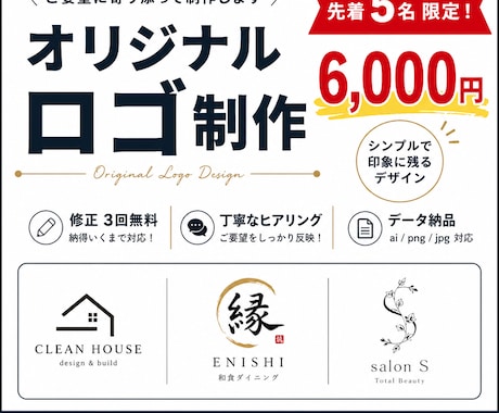 あなただけのオリジナルロゴを制作します イメージ1