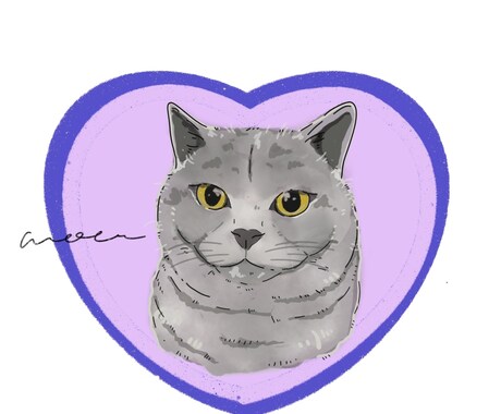 ペットの KAWAII SNSアイコン描きます データ納品なので、アイコンやオリジナルグッズ制作にも使えます イメージ2