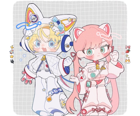 商用利用可能性！デフォルメイラスト制作します SNSアイコン・動画・配信などに！ イメージ1