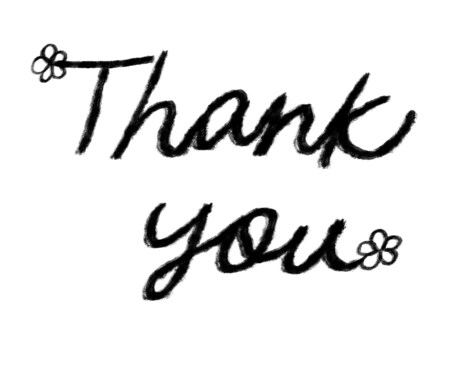 手描き「Thank you」ロゴ描きます ショップシール・タグ・SNS投稿にいかがですか イメージ2