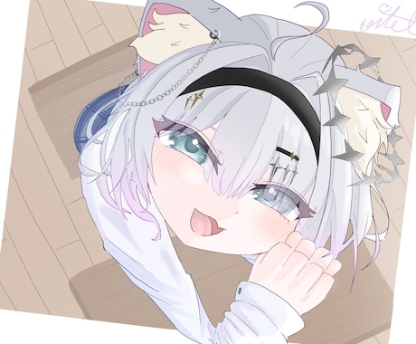 最近風の可愛い一枚絵を描きます イメージ1