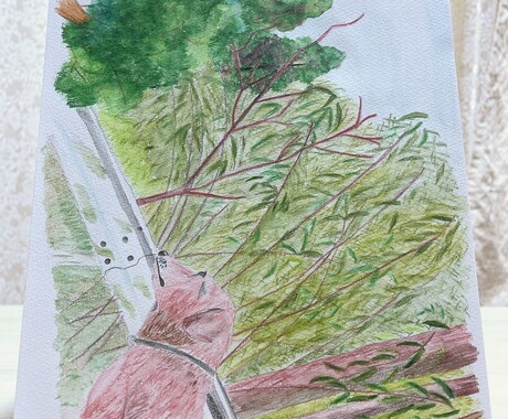 大切な貴方の家族を癒される絵にします 飼われている、ペットの絵を描かせて頂きます！ イメージ2