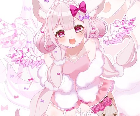オリキャラ･VTuber様イラスト1枚絵描きます お見積もりだけでも大歓迎です！ご相談お待ちしております。 イメージ2