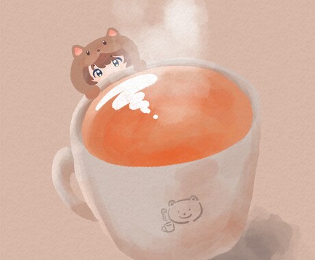 温かみのあるイラストを描きます アナログテイストなかわいいイラストが得意です。 イメージ1