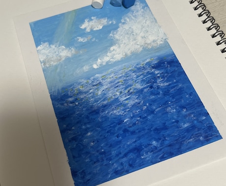 ふんわりとした優しいクレヨンアートを描きます イメージ1