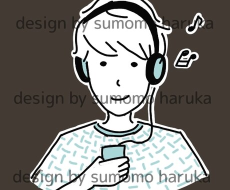 シンプルゆるめアイコン、ブログやSNS用に描きます ゆる〜い、でも特徴を捉えたアイコン作成します！ イメージ2