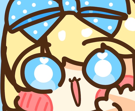 ミニキャラや等身でSNSアイコン作ります イメージ1