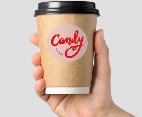 カフェ専門！ついテイクアウトしたくなるロゴ描きます 1週間に1名のみ受付　思わずSNSに載せたくなるクラフトロゴ イメージ2