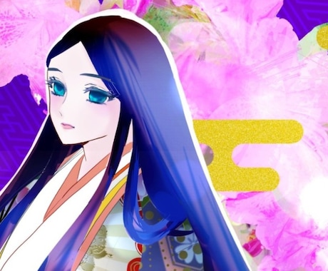 商用込！華やかな和風＆幻想的なイラスト描きます 艶やかな着物から幻想的な絵を描きます。 イメージ2