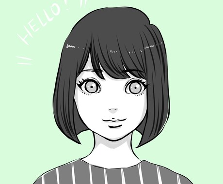 艶っぽい似顔絵お描きします ！SNSアイコン等に上品な色気漂う似顔絵はいかがですか？ イメージ1