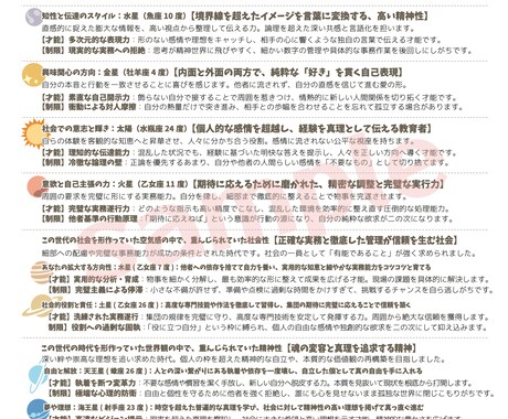 宿命を唯一無二の才能に変え、古い枠から解放します 【宿命を才能へ】社会での制限を解き、自分らしく生きる鑑定書 イメージ2