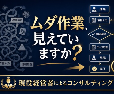 中小企業のムダ作業を洗い出しますます 現役経営者が業務を棚卸し改善案を提示 イメージ1