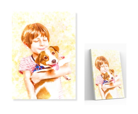 世界にひとつ、可愛いうちの子似顔絵を制作します 写真以上の輝きで、心に響くアートを イメージ2
