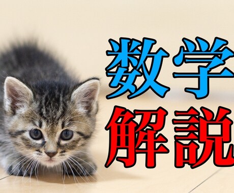 業界最安！塾講師経験者が数学の手助けします 質問し放題で納得いくまでサポートします！(中１～中3 ) イメージ1