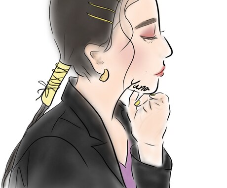 あなただけのイラストお届けします アイコン、彼女彼氏さんへのプレゼント等に！3枚まで千円！ イメージ1