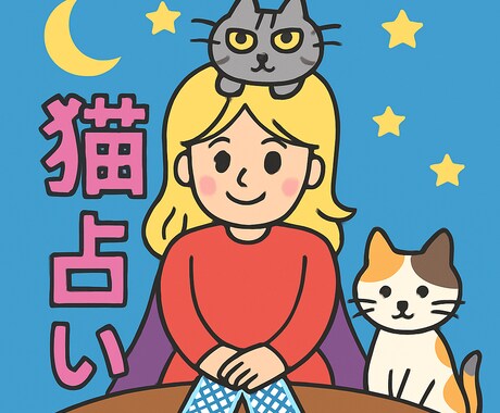 タロット＆星読みでメッセージを届けます ねこちゃんタロット中心に、そっと心を軽くするお手伝いをします イメージ1