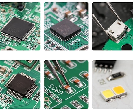 電子基板の量産の手修正、試作基板の手修正します DIP部品、SOP表面実装部品交換、ハンダ付け、修理 イメージ1